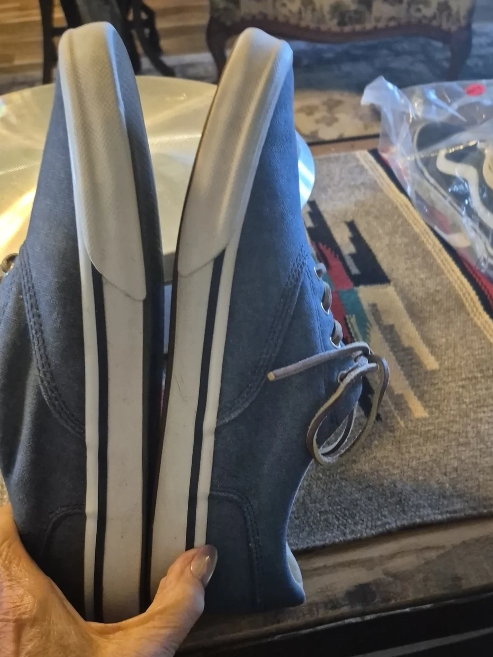 Men's Sperry Top-Sider Striper II CVO Sneaker,  8.5. Like New. (#)